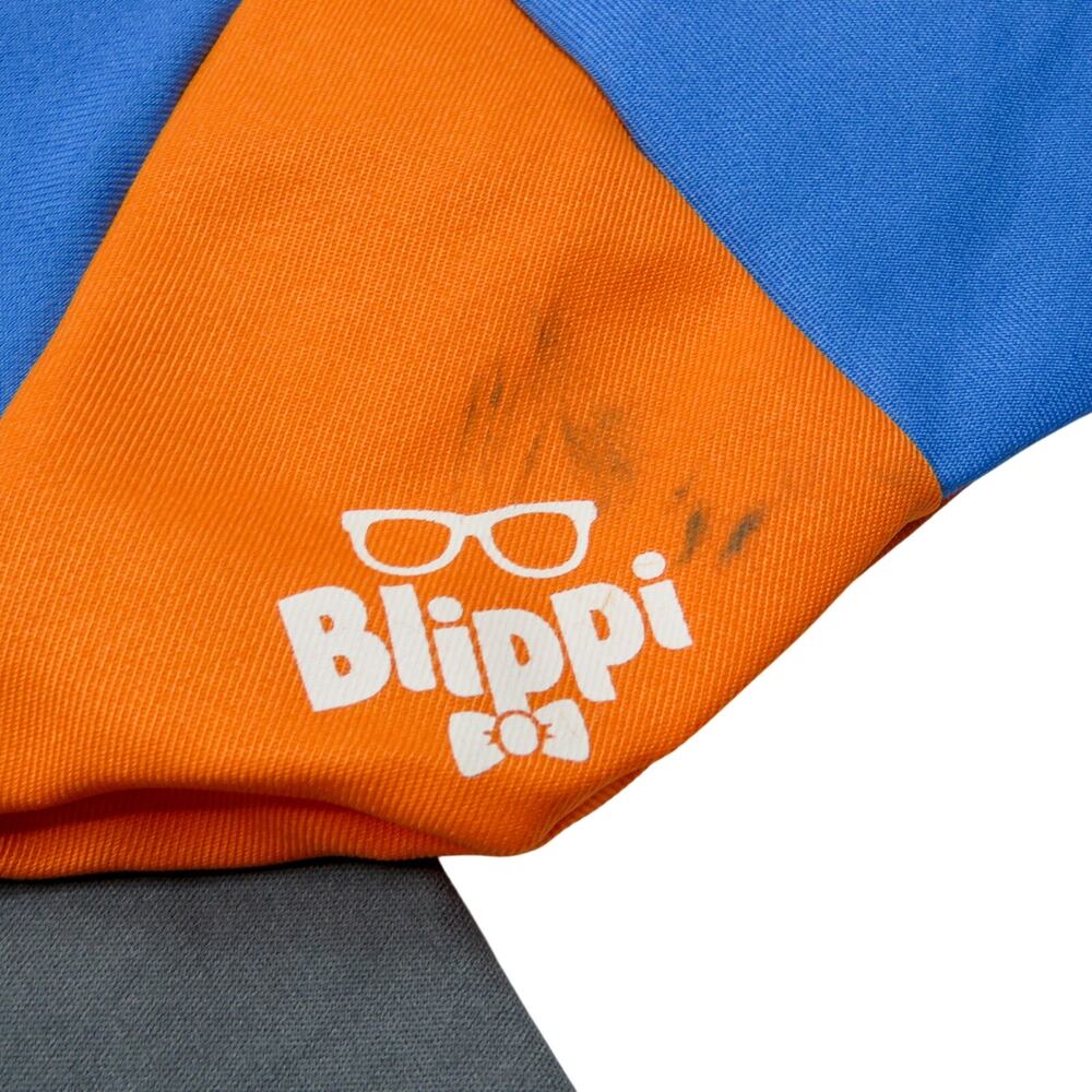Blippi Costume Toddler with Jumpsuit Bowtie Suspenders Hat and Glasses 23-3T - Picture 5 of 8